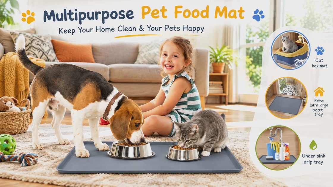 Stop Mopping Kibble Off the Floor — The MateeyLife Silicone Feeding Mat I've Tested With a House Full of Rescues