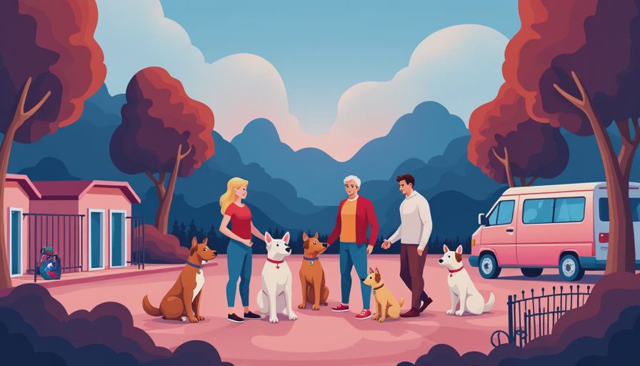 Visual context for dog rescue names