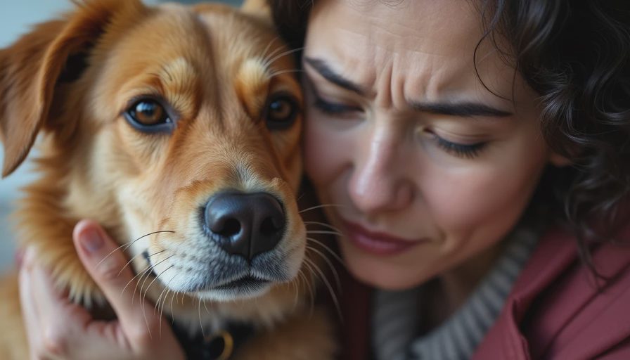Visual context for rescue dog separation anxiety