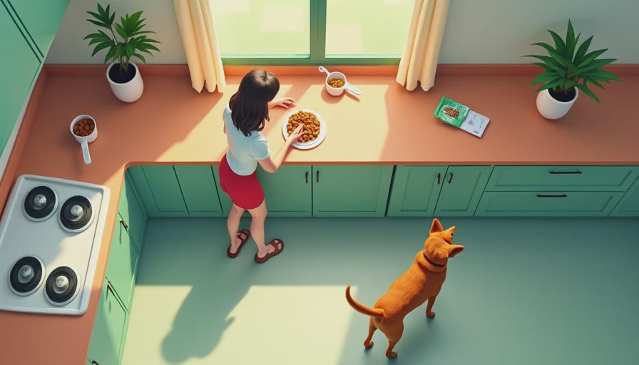 Illustration for senior dog treats
