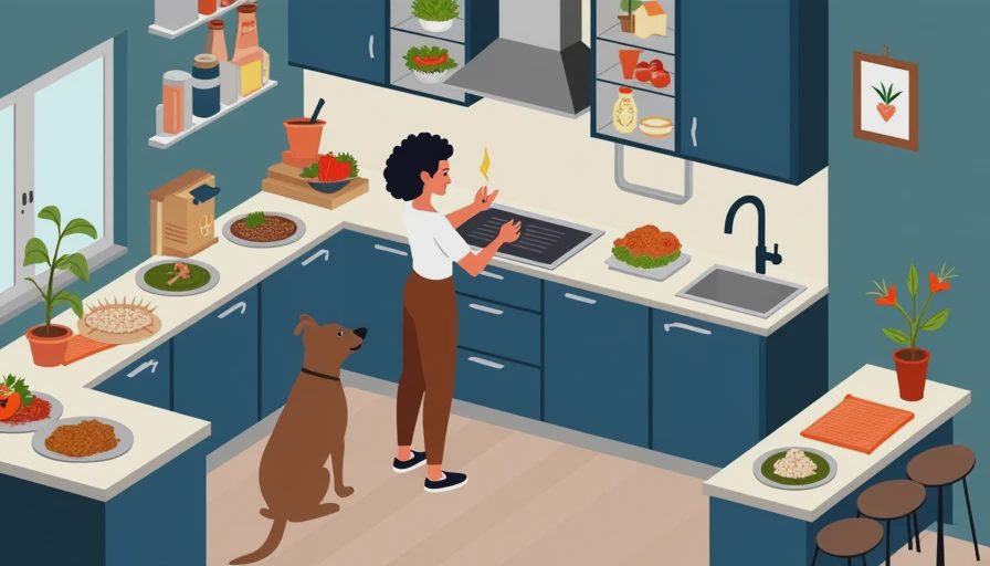 Visual context for dog food recipes for senior dogs